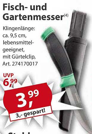 Fisch- und Gartenmesser