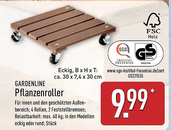 GARDENLINE Pflanzenroller