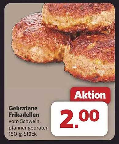 Gebratene Frikadellen vom Schwein, pfannengebraten 150-g-Stück