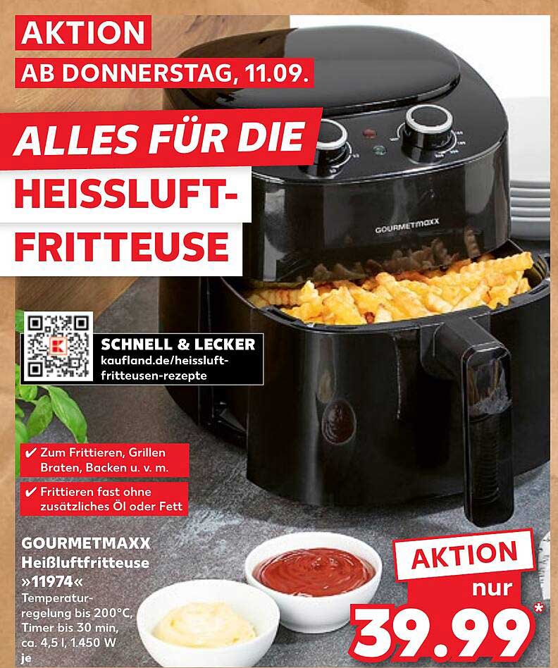 GOURMETMAXX Heißluftfritteuse »11974«