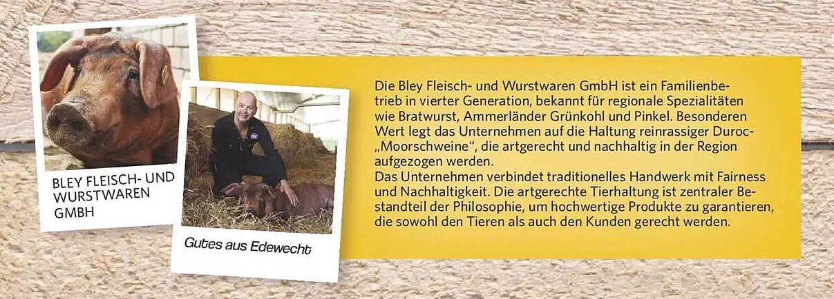 Gutes aus Edwecht - Bley Fleisch- und Wurstwaren GmbH