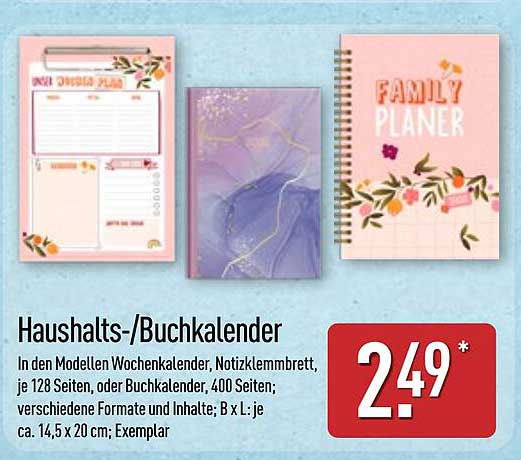 Haushalts-/Buchkalender