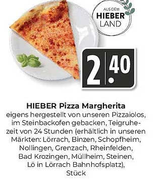 HIEBER Pizza Margherita