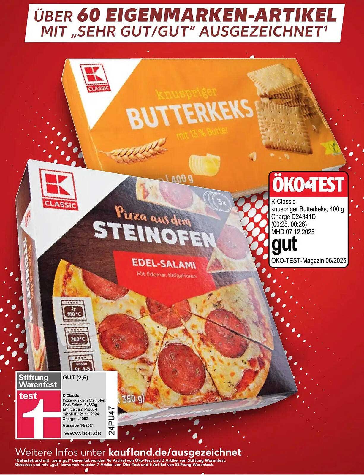 K-Classic knuspriger Butterkeks, 400 g