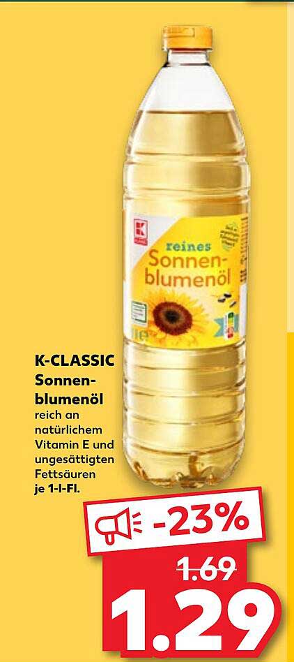 K-CLASSIC Sonnenblumenöl