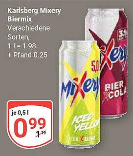Karlsberg Mixery Biermix - Verschiedene Sorten