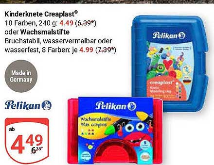 Kinderknete Creaplast® und Wachsmalstifte – Kreatives Spielen für Kinder