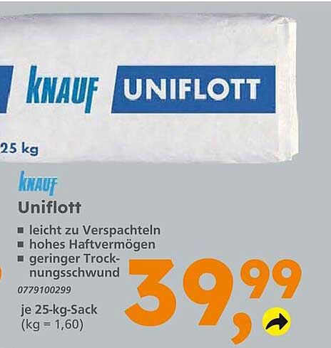 Knauf Unifloß 25 kg Sack