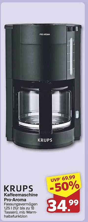 KRUPS Kaffeemaschine Pro-Aroma