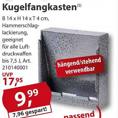 Kugelfangkasten