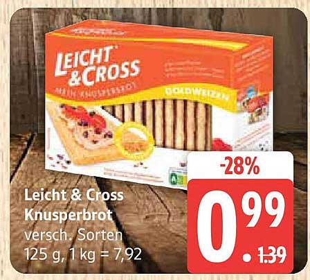 Leicht & Cross Knusperbrot - Verschiedene Sorten