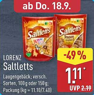 Lorenz Saltletts - Laugengebäck in verschiedenen Sorten