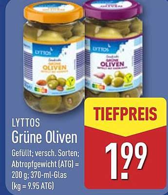 LYTTOS Grüne Oliven