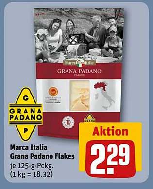 Marca Italia Grana Padano Flakes 125 g – Unwiderstehlicher Genuss