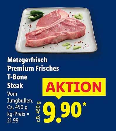 Metzgerfrisch Premium Frisches T-Bone Steak