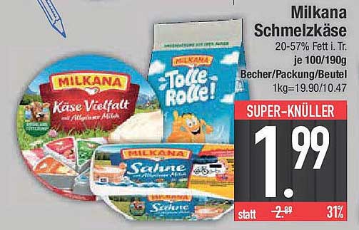 Milkana Schmelzkäse