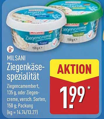 MILSAN Ziegenkäse-Spezialität