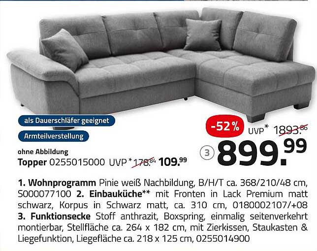 Moderner Wohntraum: Ecksofa mit Schlaffunktion und Stauraum