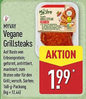 MYVAY Vegane Grillsteaks