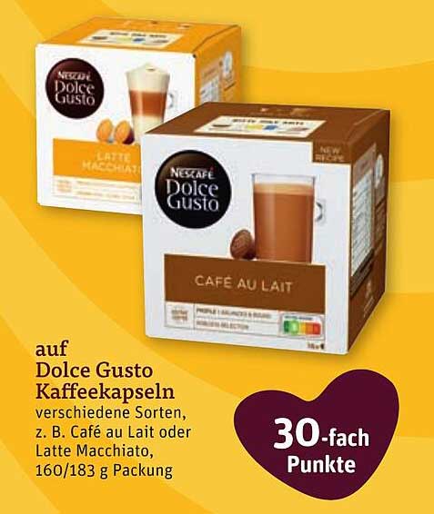 Nescafé Dolce Gusto Kaffeekapseln - verschiedene Sorten