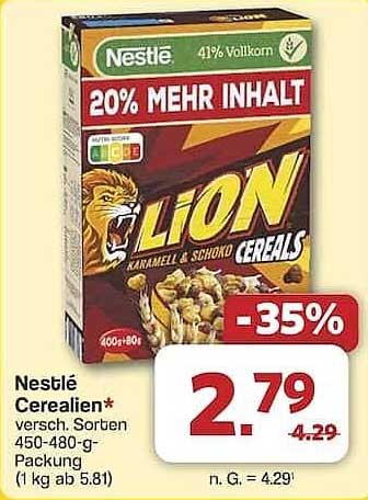 Nestlé Cerealien Lion – Karamell & Schoko