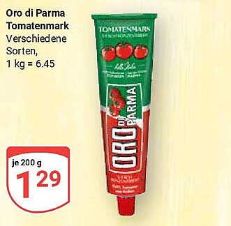 Oro di Parma Tomatenmark 200 g