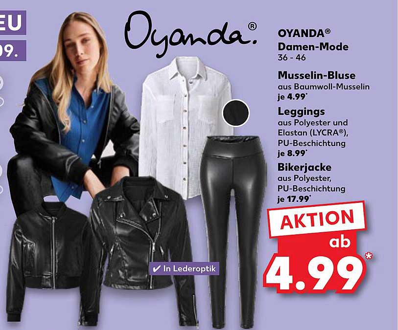 OYANDA® Damen-Mode: Musselin-Bluse für nur 4,99 €
