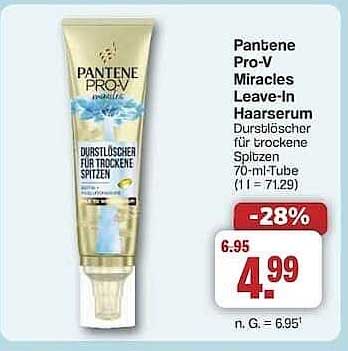 Pantene Pro-V Miracles Leave-In Haarserum - Durstlöscher für trockene Spitzen
