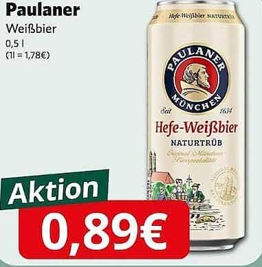 Paulaner Hefe-Weißbier 0,5 l