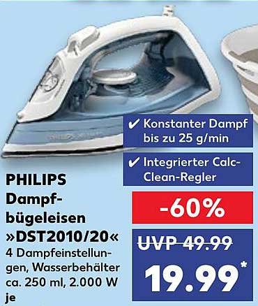 PHILIPS Dampfbügeleisen »DST2010/20«