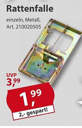 Rattenfalle aus Metall - Art. 210020505