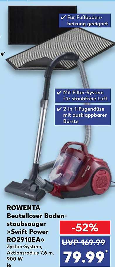 ROWENTA Beutelloser Bodensauger »Swift Power RO2910EA«