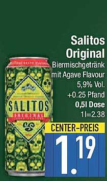 Salitos Original Biermischgetränk mit Agave Flavour 5,9% Vol.