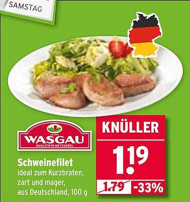 Schweinefilet - ideal zum Kurzbraten, zart und mager, aus Deutschland, 100 g