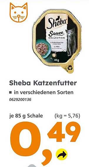 Sheba Katzenfutter in verschiedenen Sorten