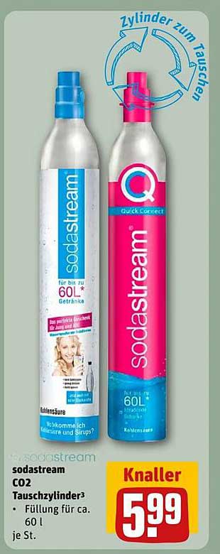 sodastream CO2 Tauschzylinder 60L