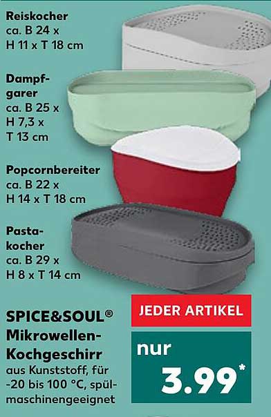 SPICE&SOUL® Mikrowellen-Kochgeschirr