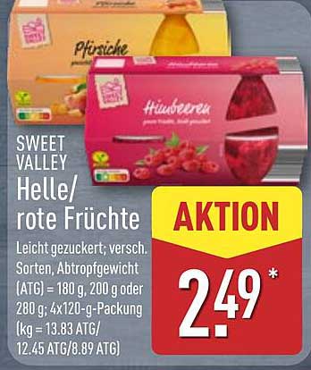 Sweet Valley Helle/rote Früchte