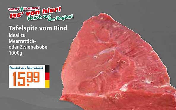 Tafelspitz vom Rind 1000g