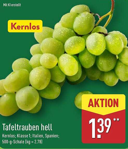 Tafeltrauben hell
