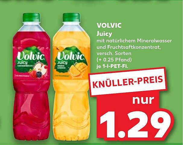 VOLVIC Juicy – Erfrischung pur