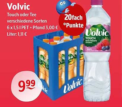 Volvic Touch oder Tee - verschiedene Sorten im Angebot