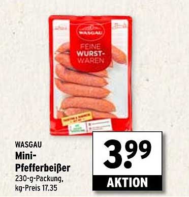 WASGAU Mini-Pfefferbeißer 230-g-Packung