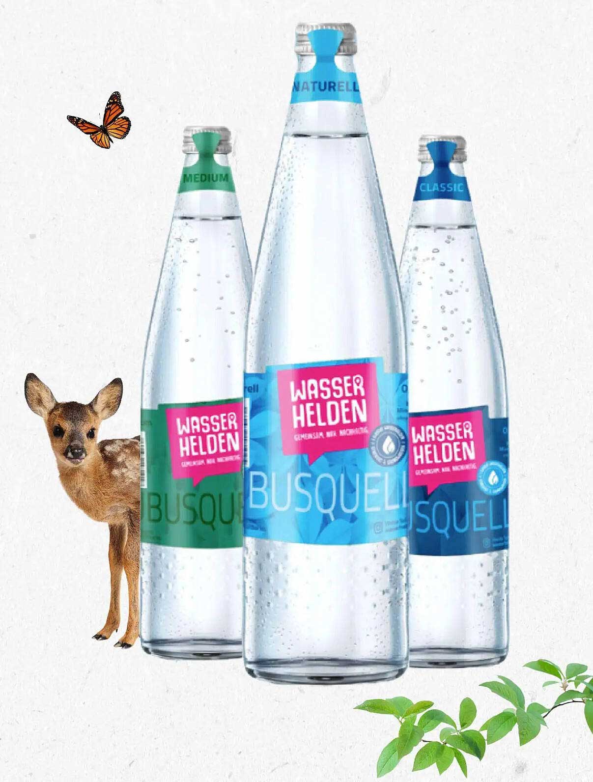 Wasser Helden - Mineralwasser für jeden Geschmack