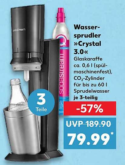 Wassersprudler »Crystal 3.0«