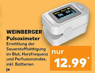 WEINBERGER Puls oximeter
