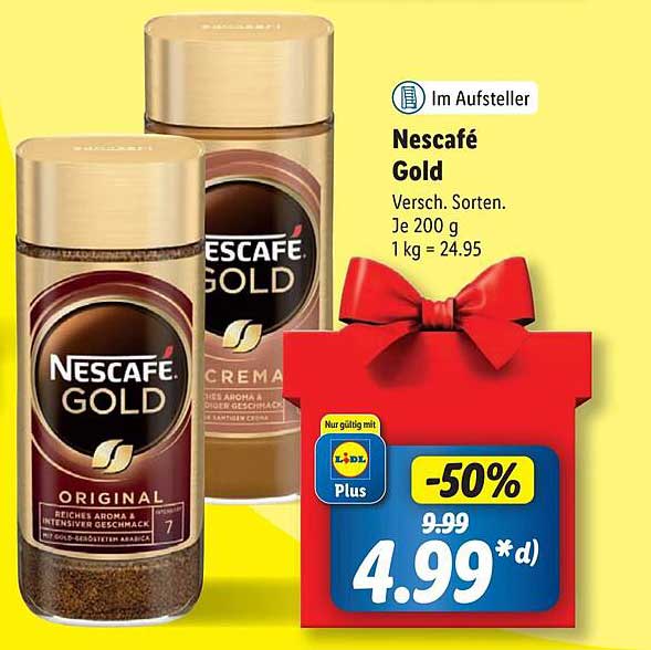Faszinierend Nescafe Gold Angebot Diese Woche Bild