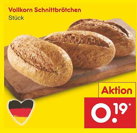 Vollkorn Schnittbrötchen