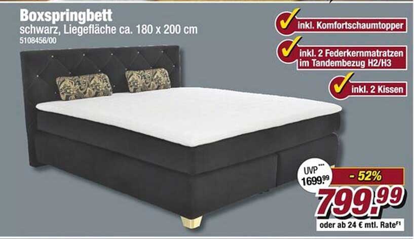Wunderschne Poco Boxspringbett Angebot Bild