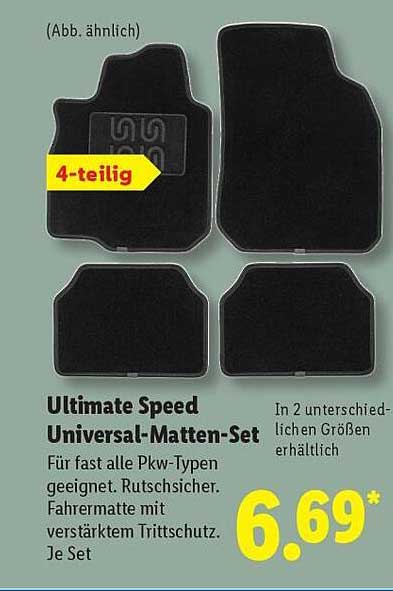 Ultimate Speed Universal-Matten-Set